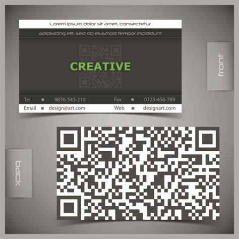 Creative Business Cards Vector background 04 free download