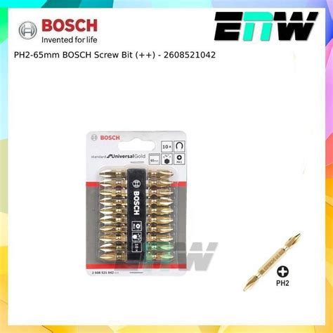 Ph2 65mm Bosch Screw Bit 2608521042 Enw Hardware