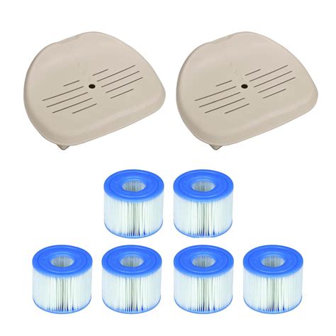 Intex Pure Spa Hot Tub Seat Accessory Pair Purespa Type S Filters Count Walmart