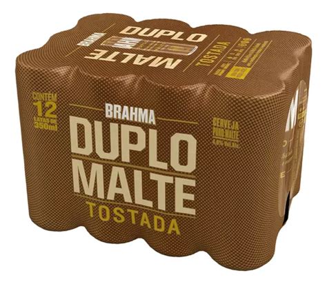 Cerveja Brahma Duplo Malte Tostada 350ml 12 Unidades à venda em