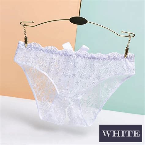 Uaang Women Sexy Panties Exotic Open Crotch Panties Thong Erotic Lingerie Female Briefs Lace