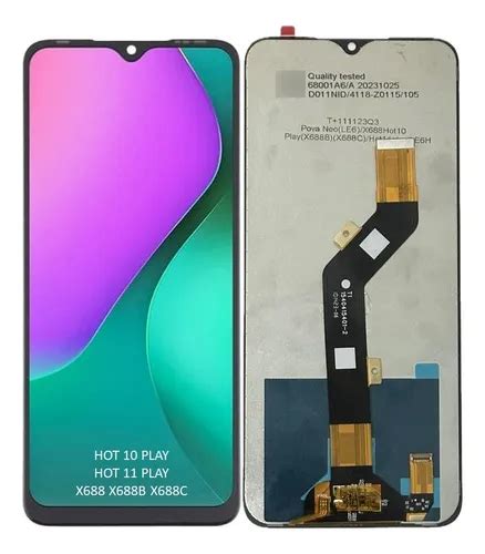 Sj Display Frontal Tela Touch Para Infinix Hot Play X Mercadolivre