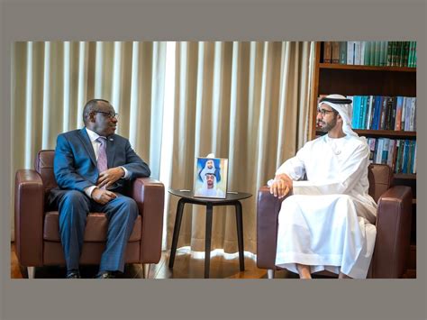 Shakhboot Bin Nahyan Meets Executive Secretary Of United Nations Economic Commission For Africa