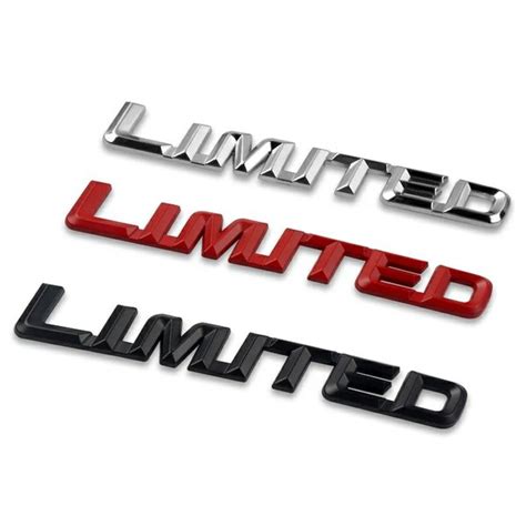 Jual Emblem Logo Stiker Mobil Limited Aksesoris Ekterior Mobil Limited