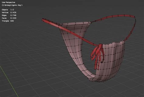 Fantasy Lingerie Base Mesh Cc By D Model Cgtrader