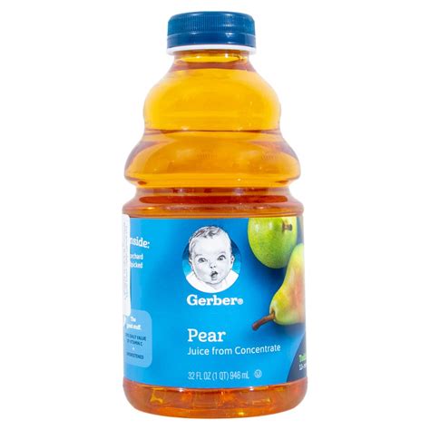 Gerber Baby Juice Pear 946ml Online At Best Price Baby Juice Lulu Uae