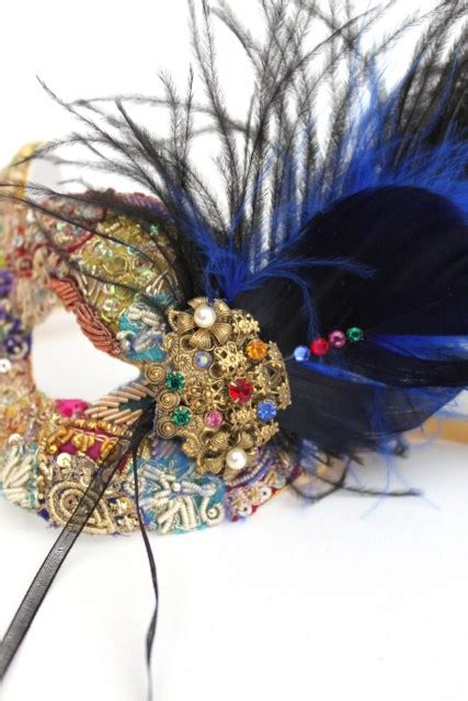 Baroque Jewelled Mask Masque Boutique Masquerade Masks