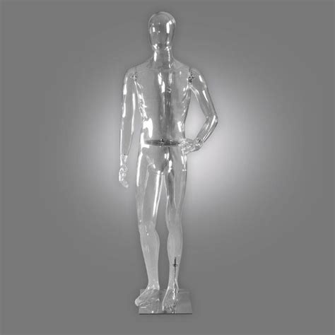 Translucent Clear Full Body Male Mannequins M M Dressmaker