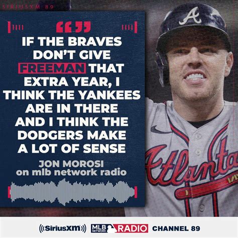 MLB Network Radio On SiriusXM On Twitter Jonmorosi I Think