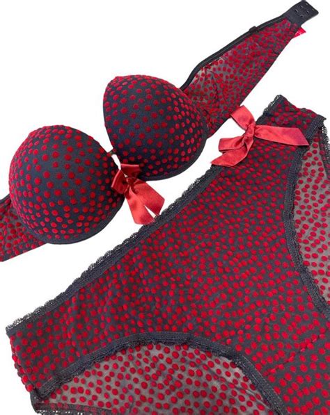 Lingerie Delig Set Voorgevormde Bh Set Met Strik Push Up Beugel Beha Set Bol