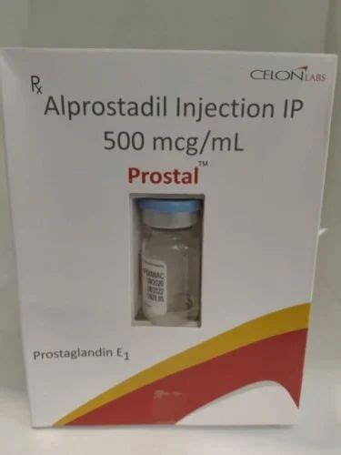 Prostal Liquid Alprostadil Mcg Injection For Clinical Packaging