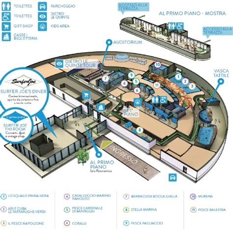 Acquario di Livorno Map (2024 - 2022) - All Maps