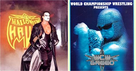 Pro wrestling ppv posters wcw greed - lanalinx