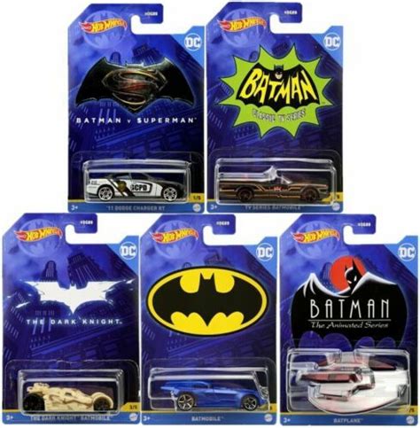 Hot Wheels Batman DC Comics Series Batmobiles Diecast Models Mix ฮอตวล รถแบทแมน ลขสทธ