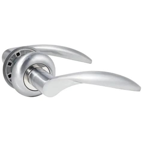 Дверная ручка Edson EDS-13-Z01 без запирания алюминий гальваническое ...