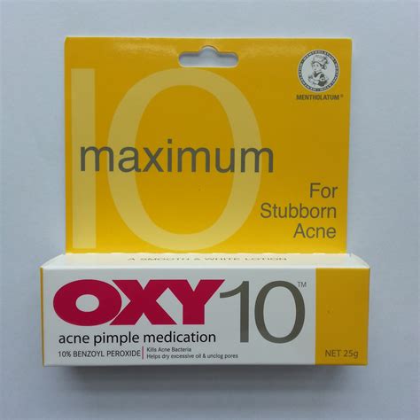 Oxy 10 Acne Pimple Medication Cream Review Fishmeatdie