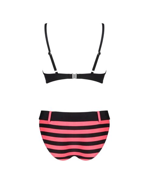 Maillot De Bain Harumi Femme Bikini Deux Pièces Fuchsia avec Soutien Gorge à Armature Yamelia