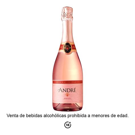 Vino Rosado Andr Ros Espumoso Ml Walmart