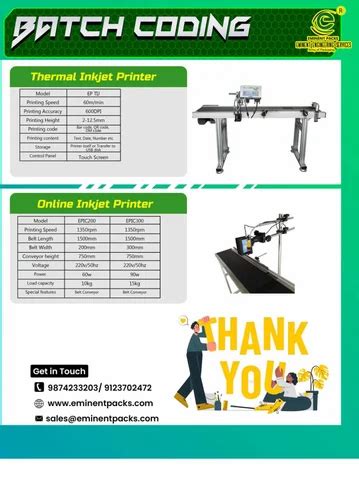 Color Ribbon Hot Printing Machine Capacity Ppm Model Type Dy At Rs In Kolkata