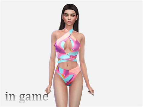 The Sims Resource High Waist Bikini Bottom