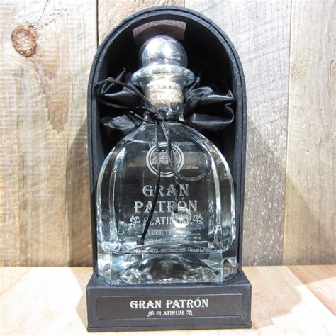 Patron Platinum 750ml Oak And Barrel