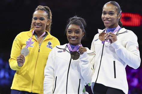 Biles Wins 6th All Around Title At Worlds To Become Most Decorated Gymnast In History The