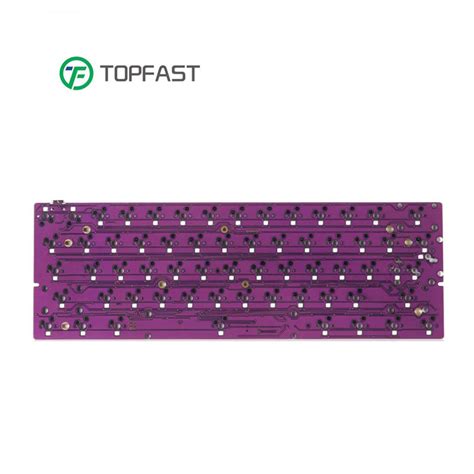 Custom Made Prototype Circuit Board Factory Hot Swap Rgb Usb C Iso Ansi Qmk Via Keyboard Pcb
