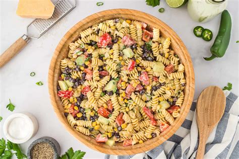 Jalapeno Ranch Pasta Salad Simply Stacie