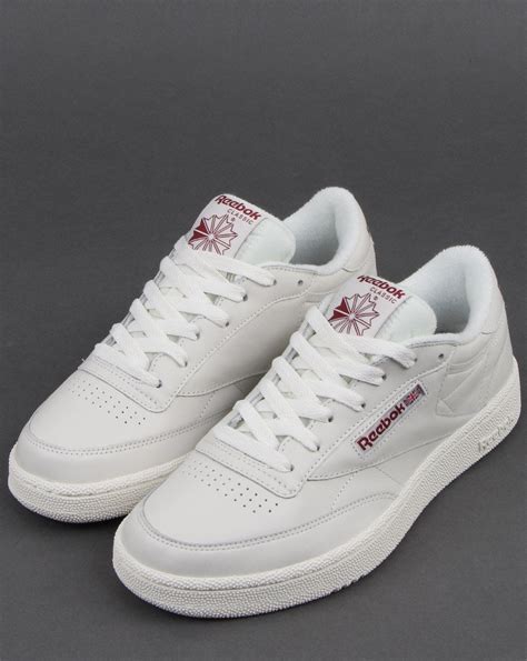 Reebok Club C 85 Trainers In Whitered Reebok Footwear Trainers