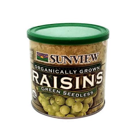 Sunview Organic Seedless Green Raisins 10 Oz Instacart