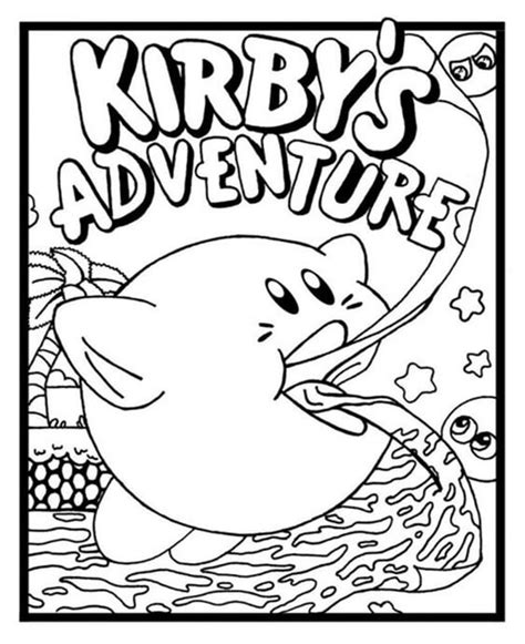 Free And Easy To Print Kirby Coloring Pages Tulamama