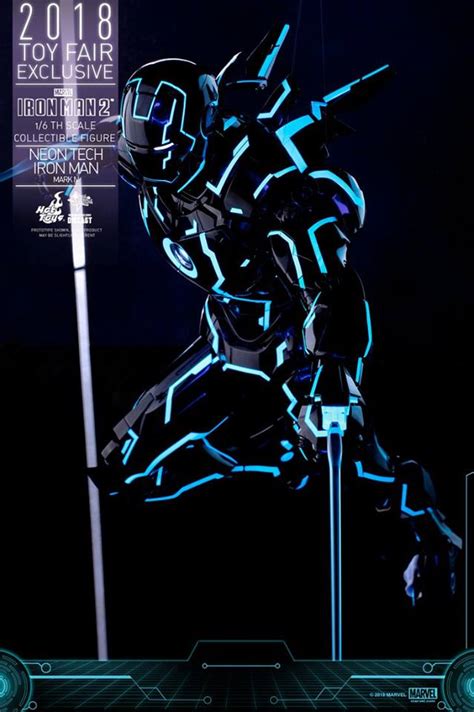玩具影音 Hot Toys 鐵甲奇俠 創戰光速藍Neon Tech Iron Man Mark IV 合金人偶 Toys Zone D 玩具兄弟 Figures