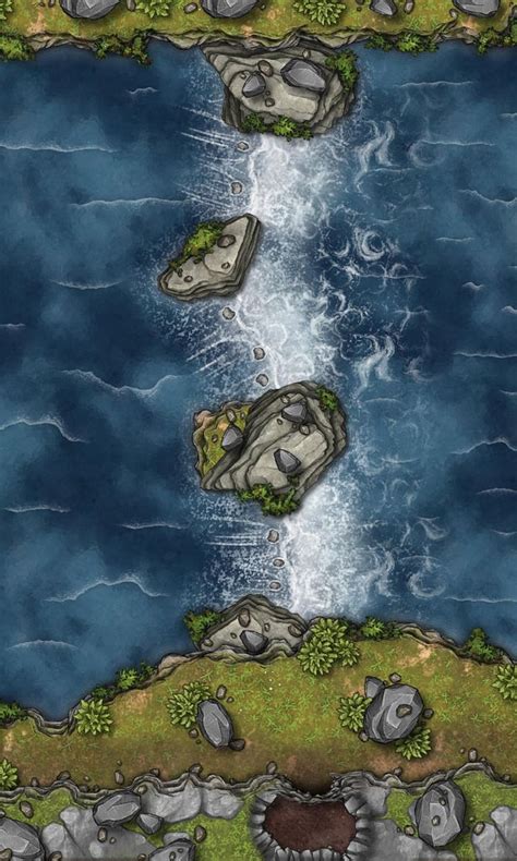 Skull Gorge Waterfall 30 X 50 Rinkarnate