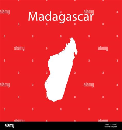 Madagascar Map Stock Vector Images Alamy