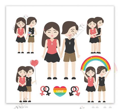 几对女同性恋情侣图片素材 编号22439185 图行天下