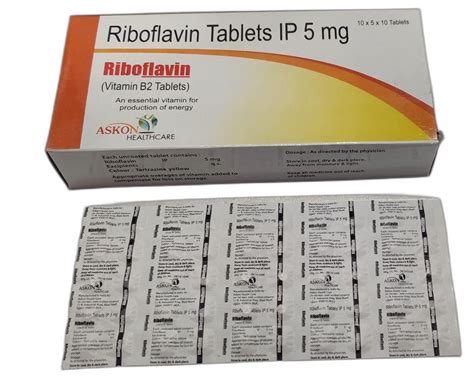 Mg Riboflavin Vitamin B Tablet At Best Price In Chennai By Aashpa