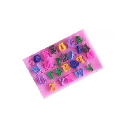 Molde De Silicone Mini Alfabeto Letras Mai Sculas Elo