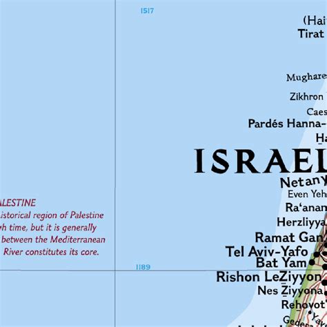 Eastern Mediterranean Classic Map by National Geographic | Avenza Maps