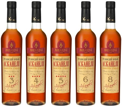 Коньяк «Асканели» (Askaneli), виды коньяка