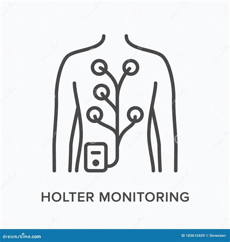Daily Monitoring Of ECG. Holter For Daily Use. The Device Monitors The