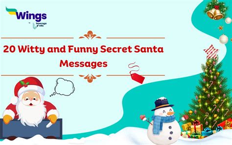 20 Witty and Funny Secret Santa Messages