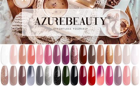 Amazon Azurebeauty Dip Powder Nail Starter Kit Colors Nude
