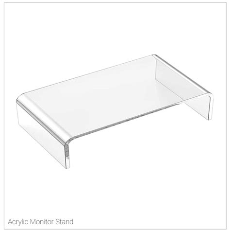 Monitor Stand Cut 2 Size Acrylic Lasercutter And Manufacturer In