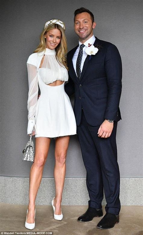 Jennifer Hawkins Looks Stunning In A Sheer Dress At The Everest