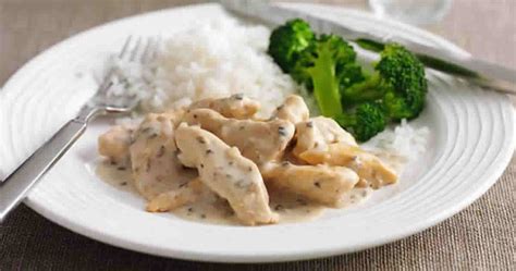 Aiguillettes de poulet à la crème Une recette facile et délicieuse