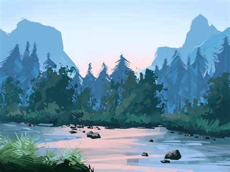 Environment Painting Exercise By Arianna Belotti On Dribbble