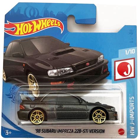 Hot Wheels Subaru Impreza B Sti Version Grey Hw Etsy Uk