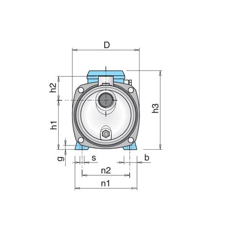 Calpeda NGX pompe autoamorçante inox à jet avec éjecteur intégré