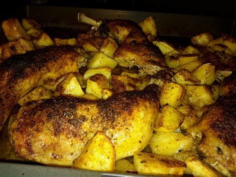 Recette Cuisse De Poulet Et Pommes De Terre Au Four Sur Crousti