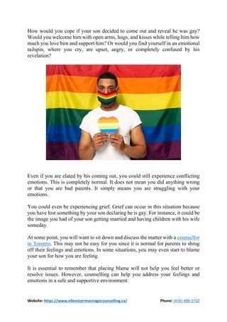 How Counselling Can Help Parents Of A Son Who Is Gay PDF